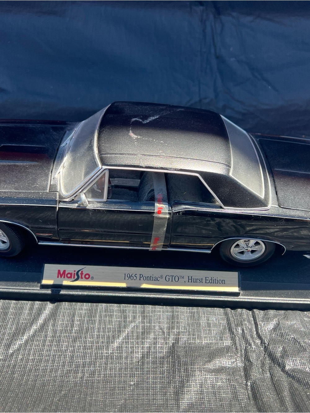 Black 1965 Pontiac GTO Model Car - Home Accent - Picture 6 of 6